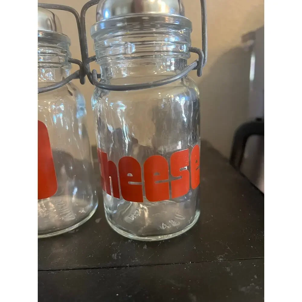 Vintage MCM Wheaton Glass Shaker Set 5.5”